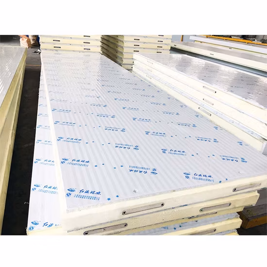 High Quality Insulated Fireproof PPGI EPS/PU/PIR/Puf/Polyurethane/Rockwool/Glasswool Cold Storage Clean Room Sandwich Panel for Wall/Roof Basic Customization