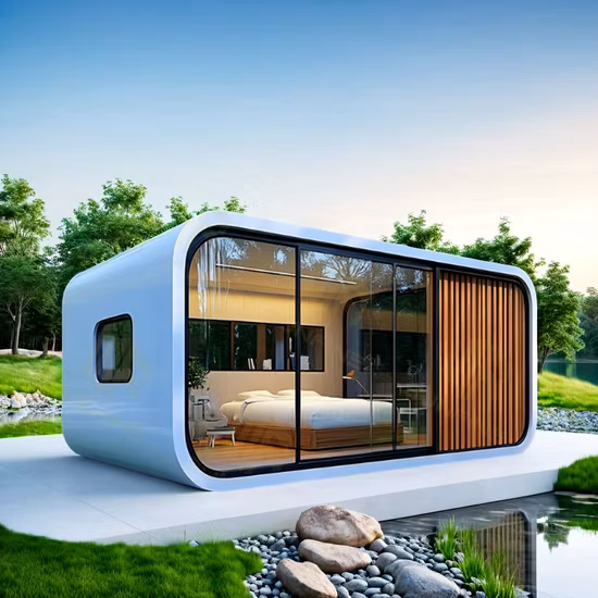 China Portable Rustproof Integrated Movable Modular Office Mobile Luxury Prefabricated Prefab Container House