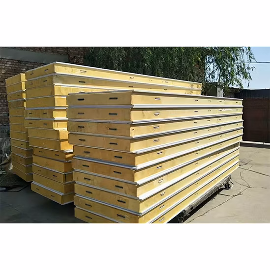 Construction Material Board Cold Storage Hollow Glass-Magnesium Colored Steel Sandwich Panel