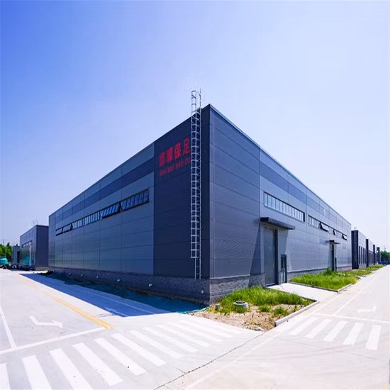 Prefabricated Quick Assembly Steel Industrial Prefabricated Metal Prefab Factory Building Workshop Shed Beam Hangar Warehouse Column Building Steel Structure